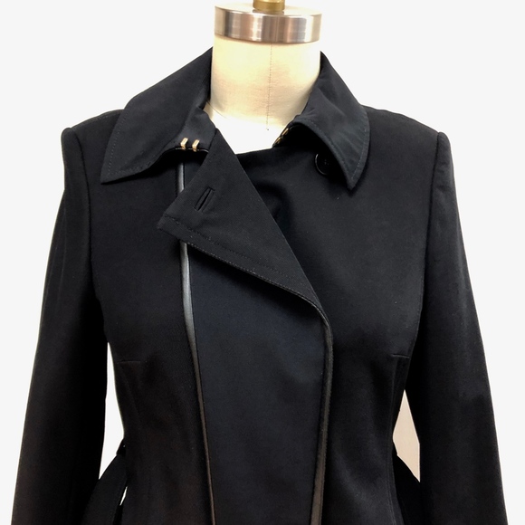 NWT BOSS womens black trench coat - Picture 8 of 8